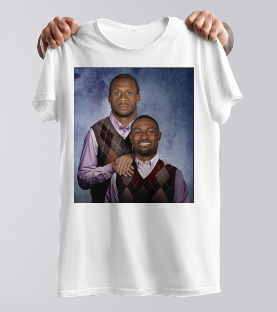 Geno Smith DK Metcalf Seattle Football Step Brothers Photo T-Shirt