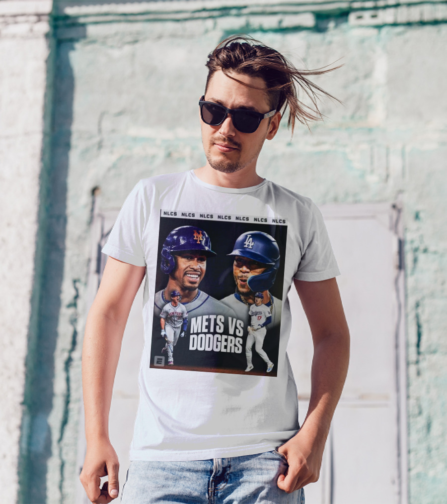 NLCS 2024 New York Mets Vs Los Angeles Dodgers Baseball Showdown T-Shirt