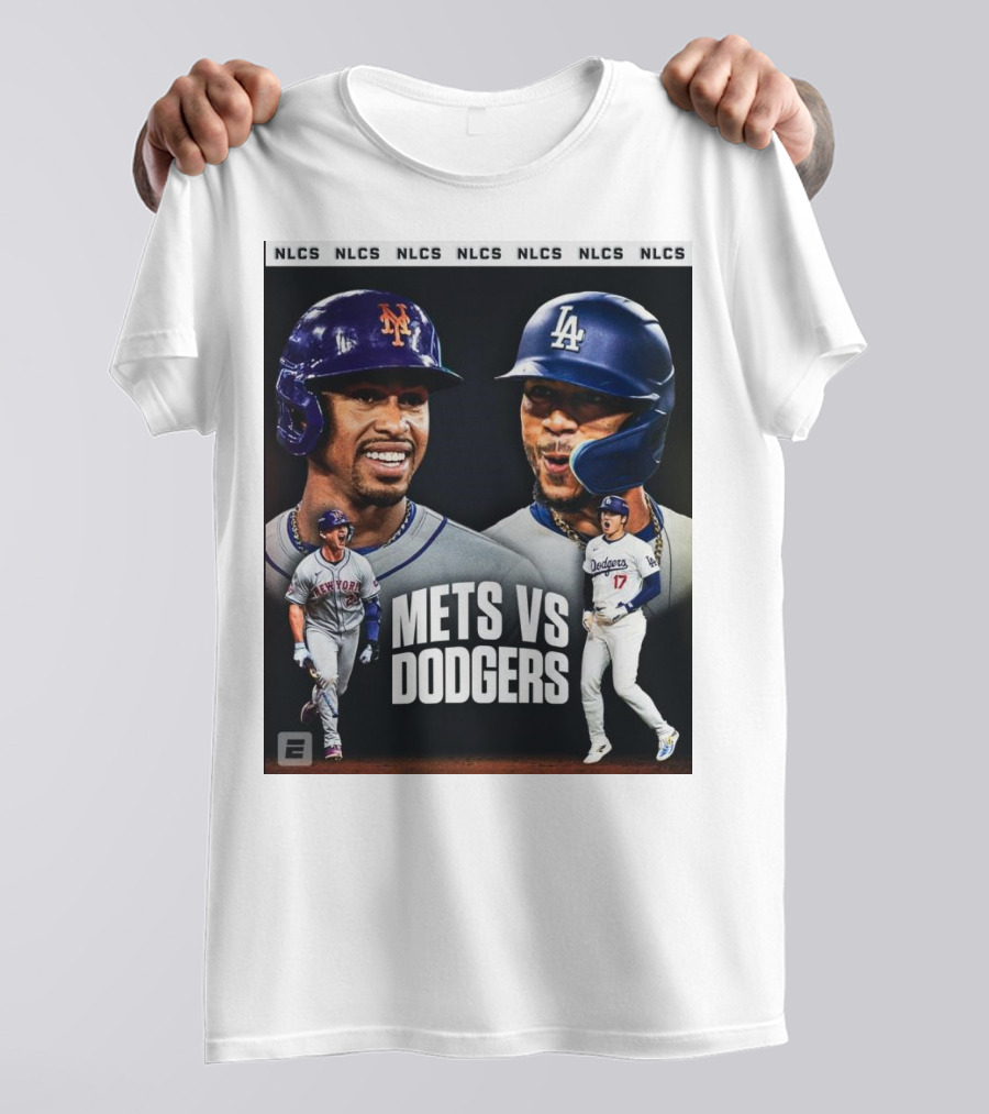 NLCS 2024 New York Mets Vs Los Angeles Dodgers Baseball Showdown T-Shirt