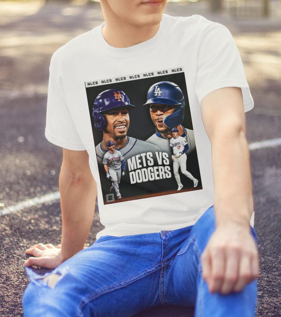 NLCS 2024 New York Mets Vs Los Angeles Dodgers Baseball Showdown T-Shirt