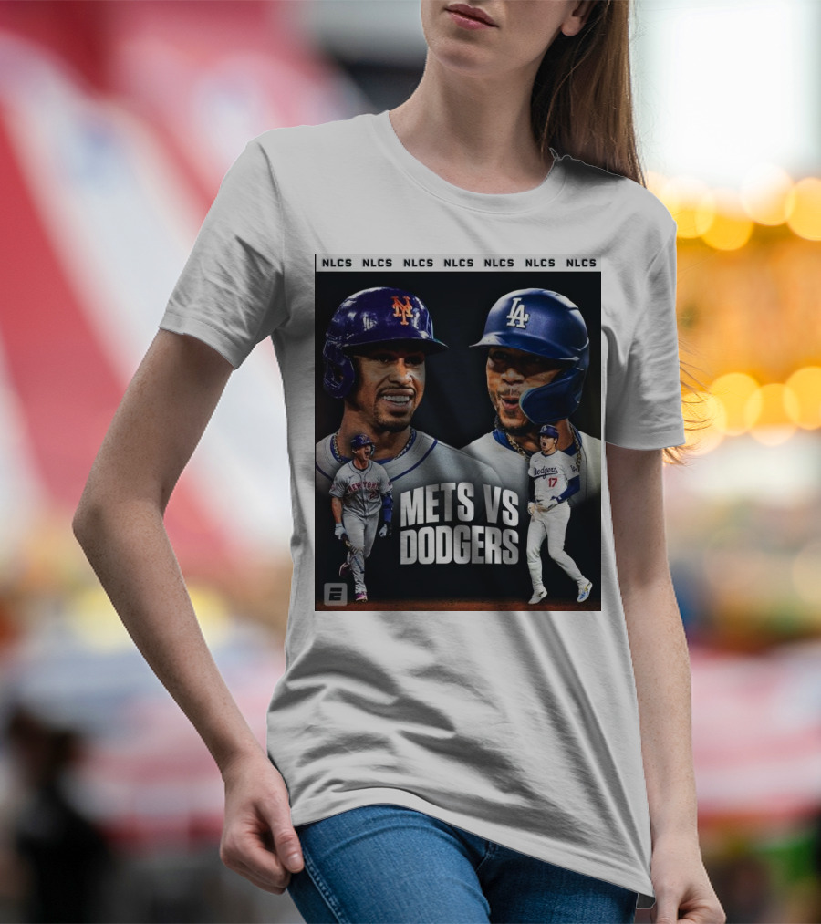 NLCS 2024 New York Mets Vs Los Angeles Dodgers Baseball Showdown T-Shirt