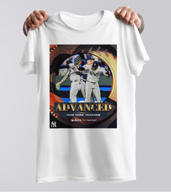 New York Yankees ALCS 2024 Advanced Celebration MLB LoanDepot T-Shirt