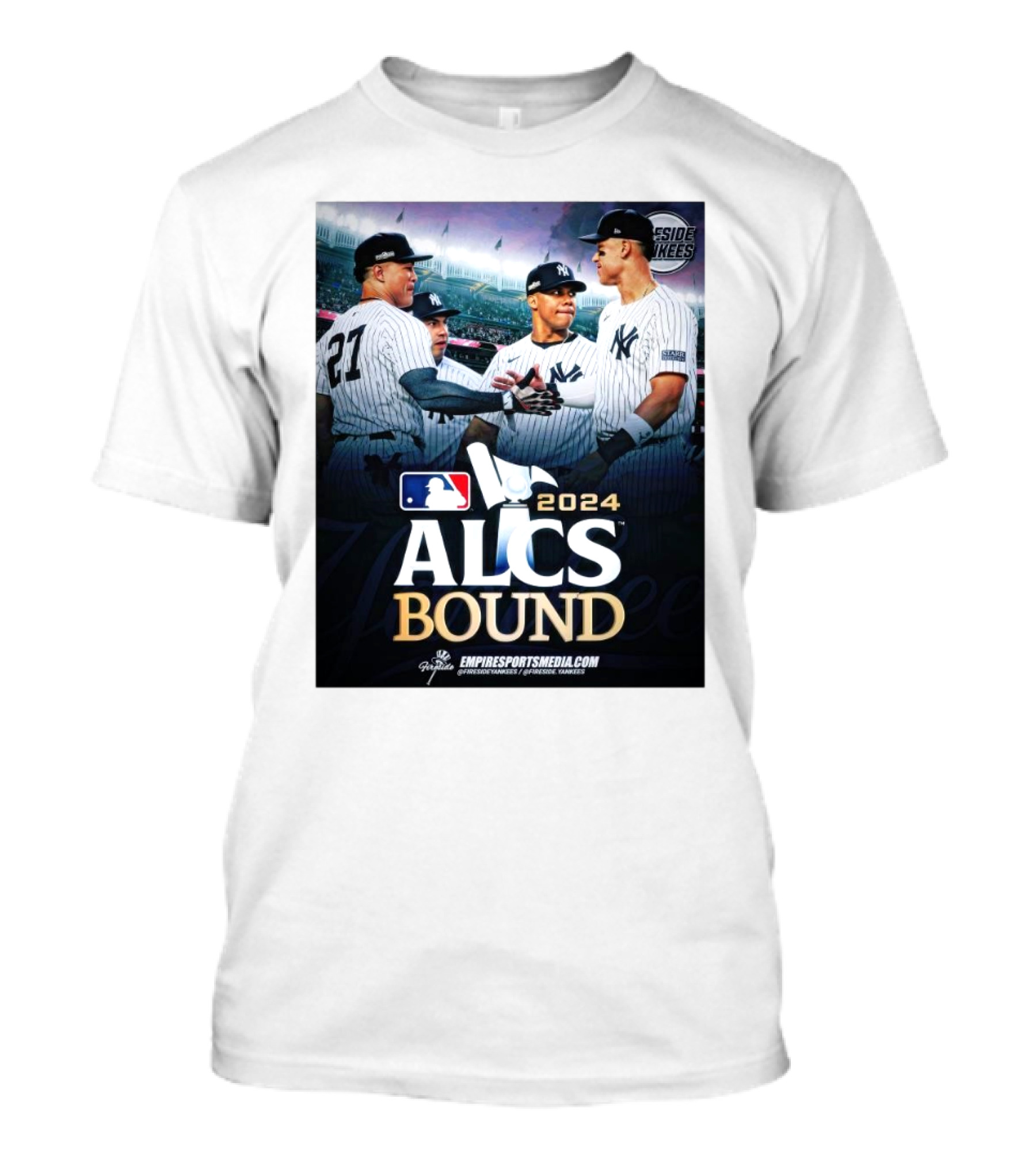 New York Yankees 2024 ALCS Bound Empire Sports Media T-Shirt
