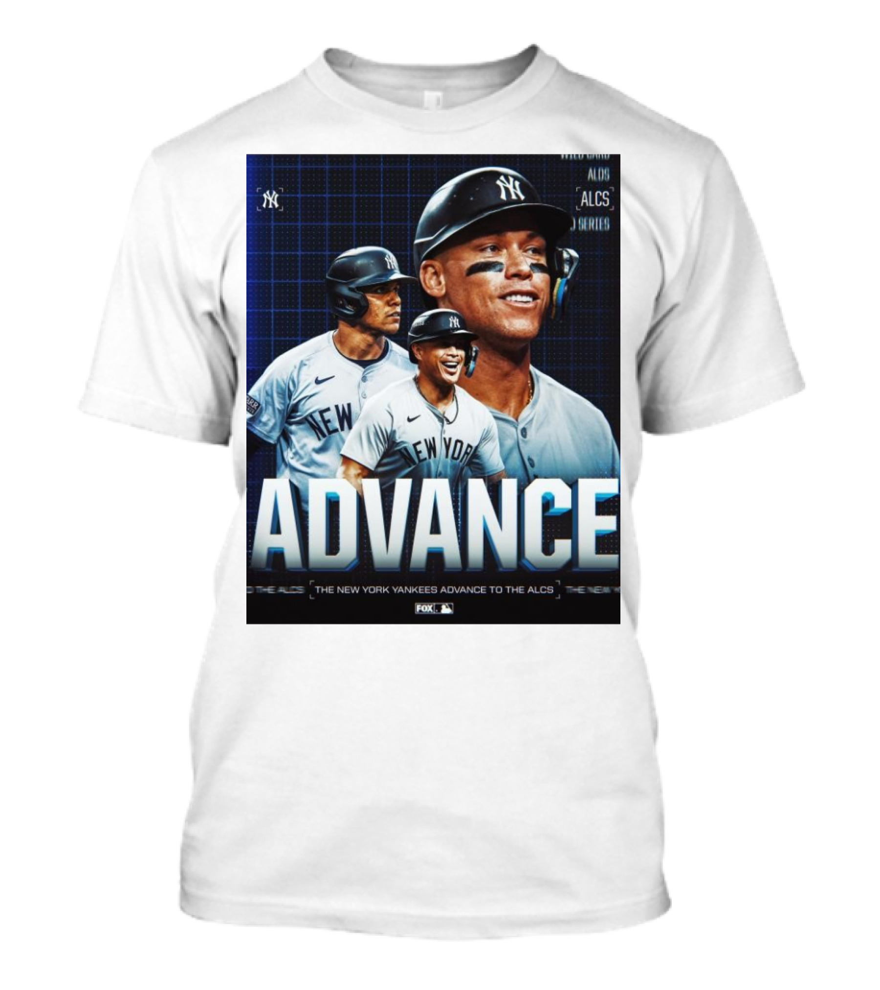 New York Yankees Advance To ALCS MLB Series T-Shirt