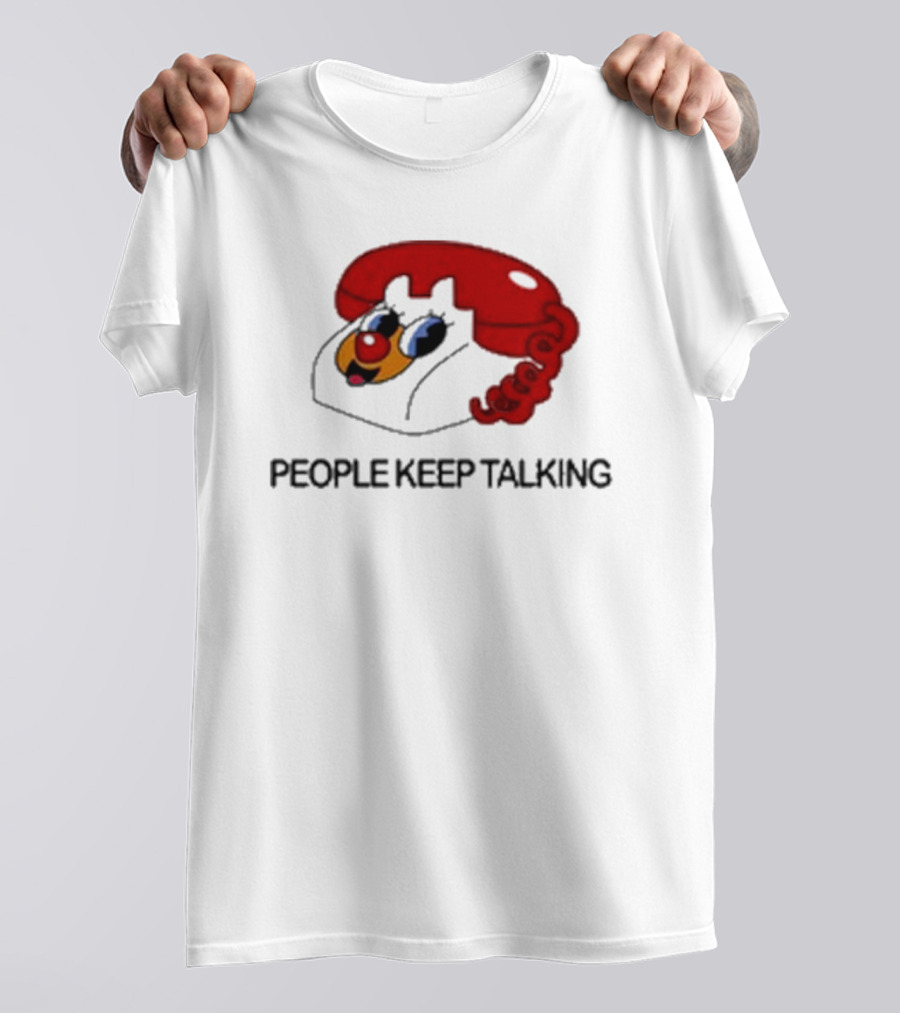 People Keep Talking Tour October 10 2024 Chicago IL Retro Telephone T-Shirt