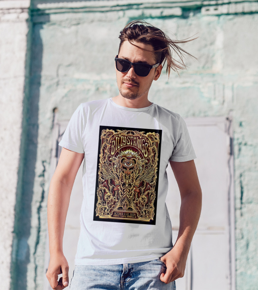 Billy Strings October 11-12 2024 Gainbridge Fieldhouse Indianapolis IN Tour Psychedelic T-Shirt
