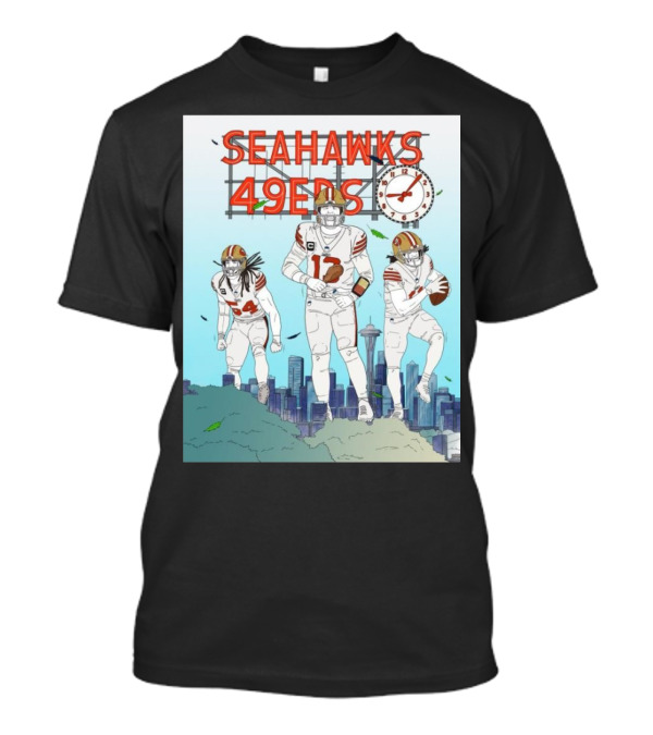 Seahawks Vs 49ers Redemption Tour Gameday Seattle Football Showdown T-Shirt