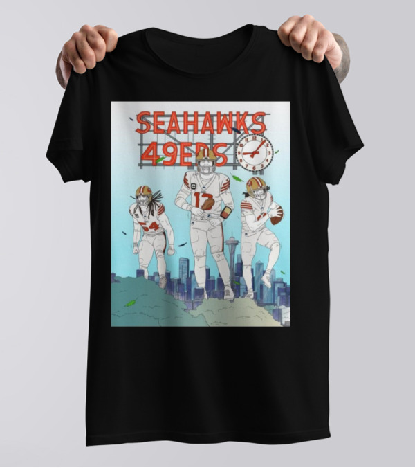 Seahawks Vs 49ers Redemption Tour Gameday Seattle Football Showdown T-Shirt