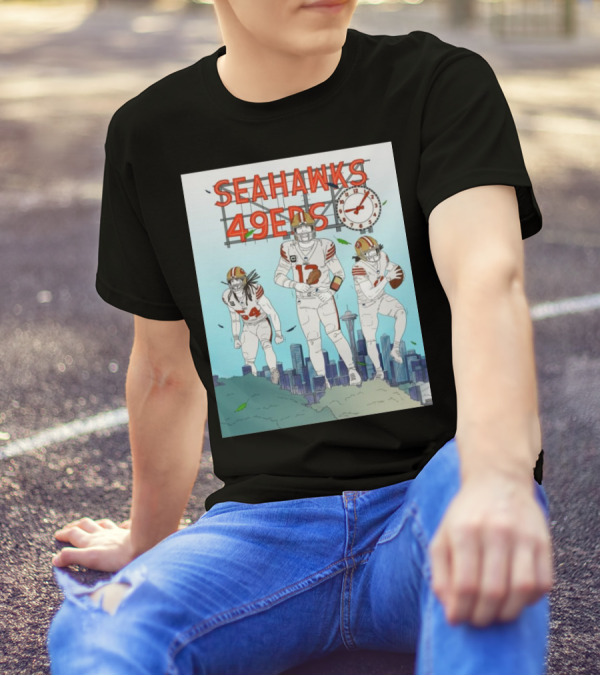 Seahawks Vs 49ers Redemption Tour Gameday Seattle Football Showdown T-Shirt