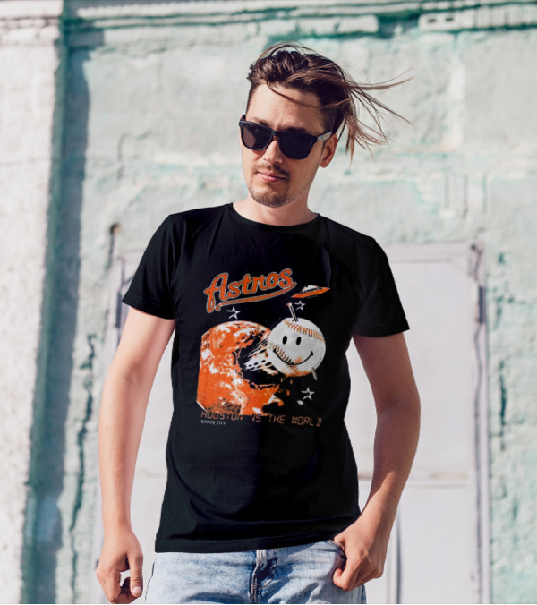 Astros Space City Houston Is The World Baseball Planet T-Shirt