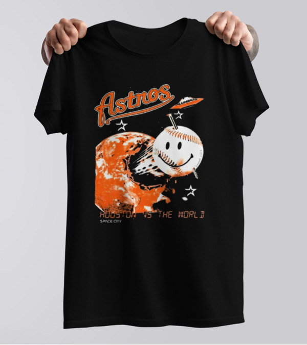 Astros Space City Houston Is The World Baseball Planet T-Shirt