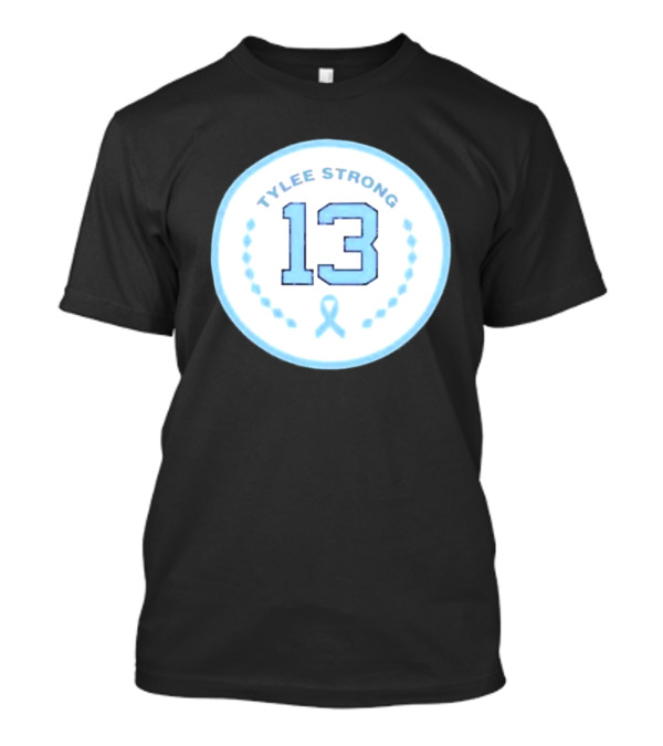The Rams Club North Carolina Tar Heels Football Tylee Strong 13 Ribbon T-Shirt