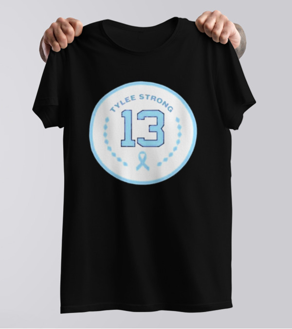 The Rams Club North Carolina Tar Heels Football Tylee Strong 13 Ribbon T-Shirt