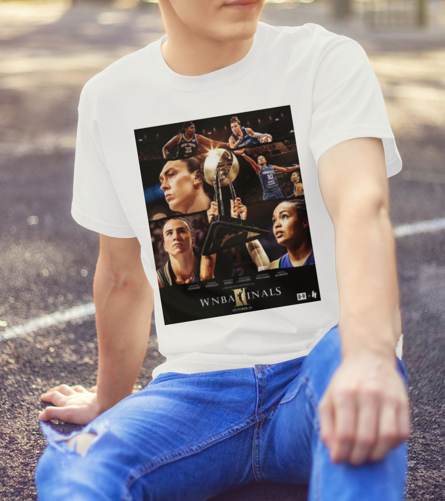 WNBA Finals October 10 Breanna Stewart Jonquel Jones Collier Wilson Williams McBride T-Shirt