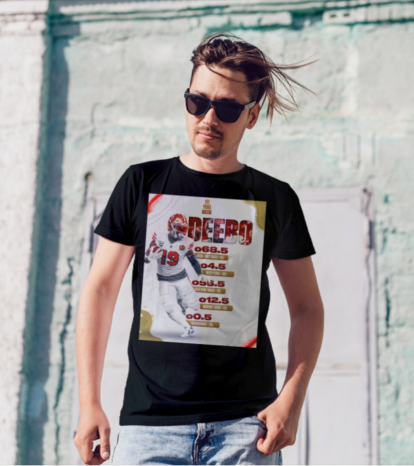 Dyl Picks Greens Deebo Samuel Rush Yards Receptions Receiving Yards Touchdowns T-Shirt