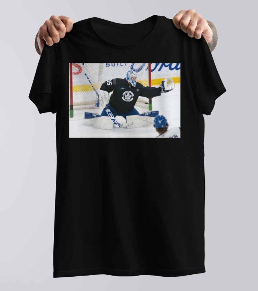 Toronto Maple Leafs Dennis Hildeby NHL Debut Vs Devils Bobby McMann Replaces Ryan Reaves T-Shirt