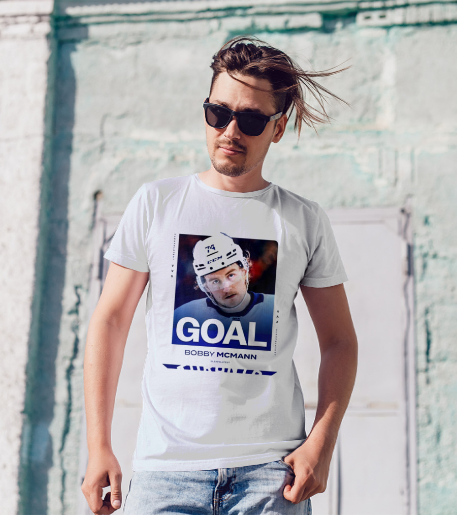 Toronto Maple Leafs NHL Goal Bobby McMann T-Shirt