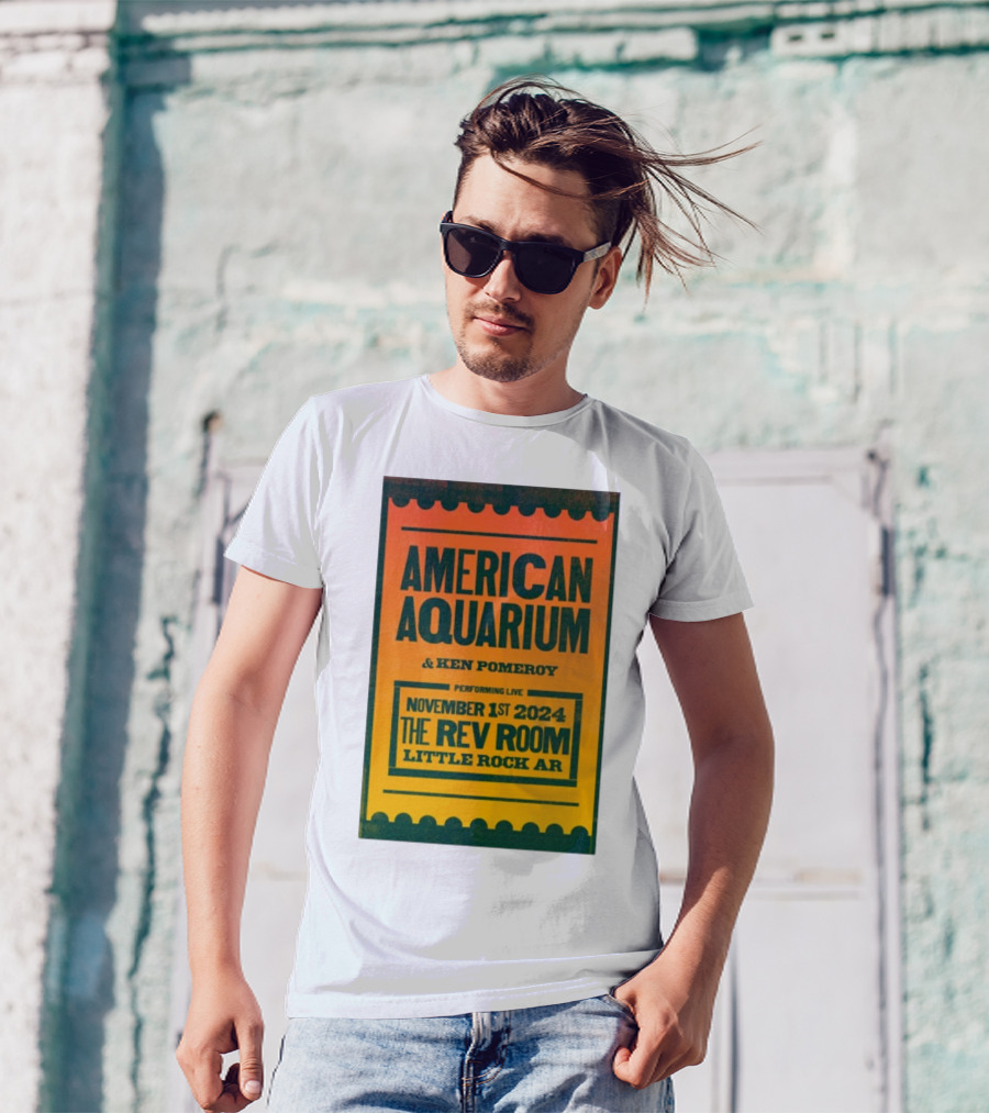 American Aquarium And Ken Pomeroy Live At The Rev Room Little Rock AR November 1 T-Shirt