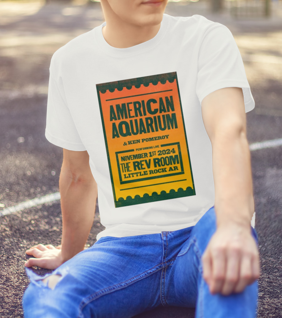 American Aquarium And Ken Pomeroy Live At The Rev Room Little Rock AR November 1 T-Shirt