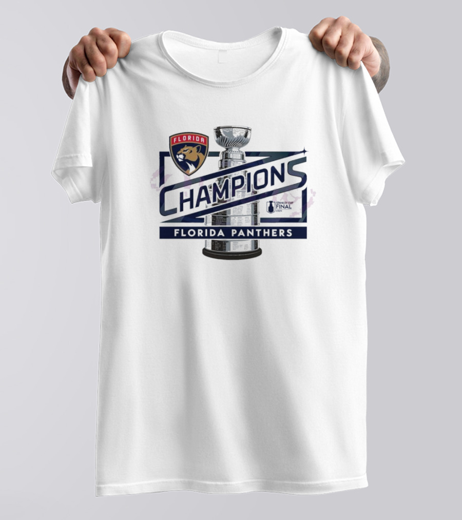 Champions Florida Panthers Stanley Cup Primetime Victory T-Shirt