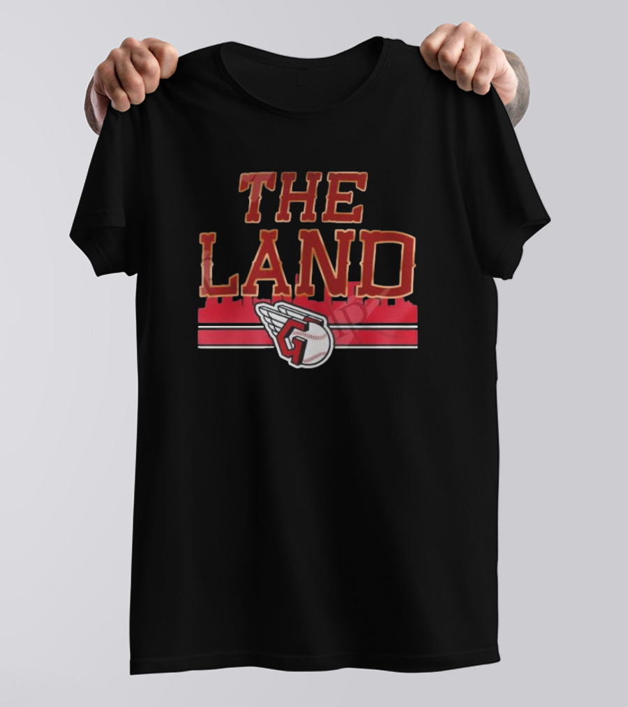 Cleveland Guardians The Land Winged Baseball Logo ALCS 2024 Stand For The Land T-Shirt