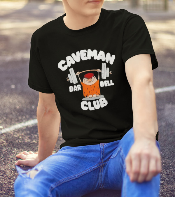 Caveman Barbell Club David Montgomery T-Shirt