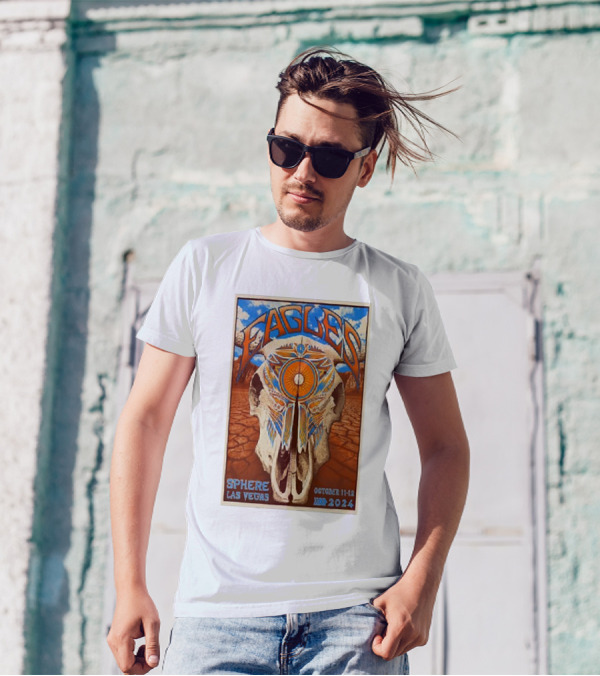 Eagles October 11-12 2024 Sphere Las Vegas NV Skull Desert T-Shirt