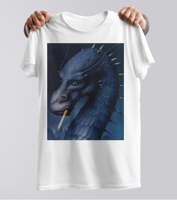 Eragon Dragon Smoking Cigarette T-Shirt
