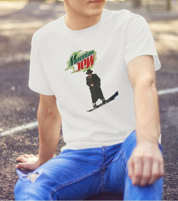Funny Ahh Tees Mountain Jew Snowboarder T-Shirt