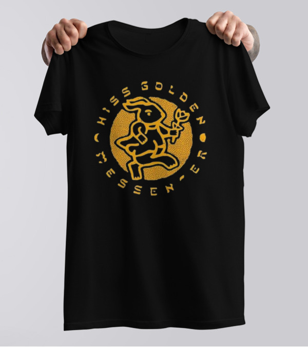 Hiss Golden Messenger Rabbit Holding Flower T-Shirt