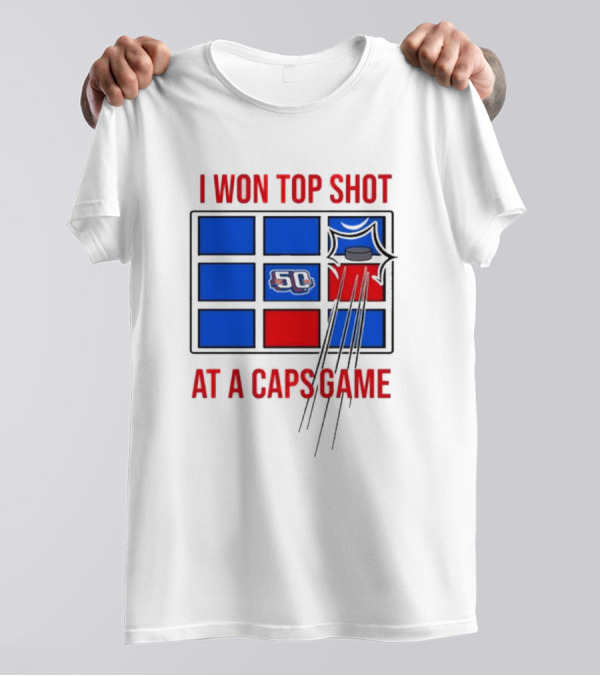 I Won Top Shot At A Caps Game 50th Anniversary T-Shirt