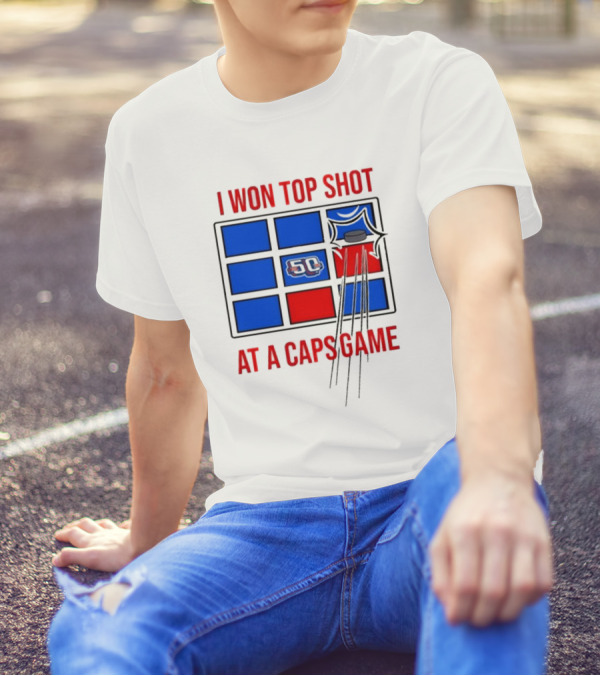 I Won Top Shot At A Caps Game 50th Anniversary T-Shirt