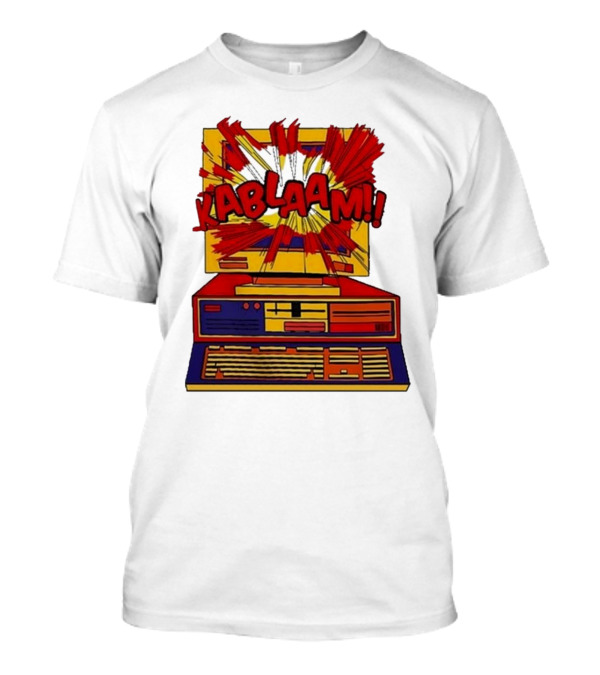 Kablaam Sheldon Cooper Big Bang Theory Computer Explosion T-Shirt