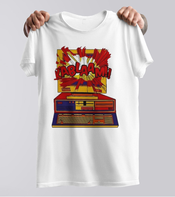 Kablaam Sheldon Cooper Big Bang Theory Computer Explosion T-Shirt