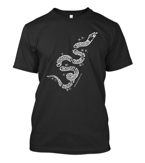 Limited Join Or Die Snake Realalexjones Logo Revolutionary T-Shirt