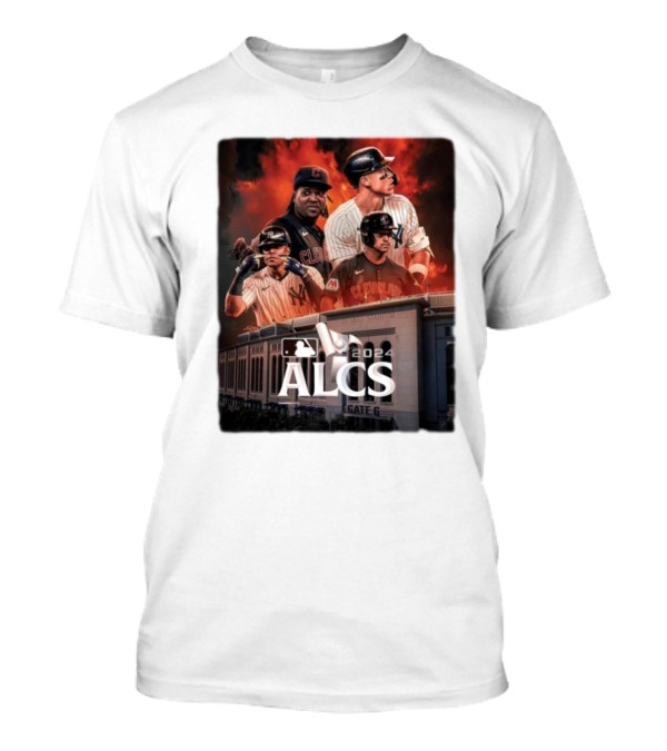New York Yankees ALCS 2024 Cleveland Matchup Yankees Stadium Gate 6 T-Shirt