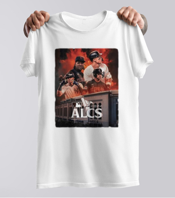 New York Yankees ALCS 2024 Cleveland Matchup Yankees Stadium Gate 6 T-Shirt