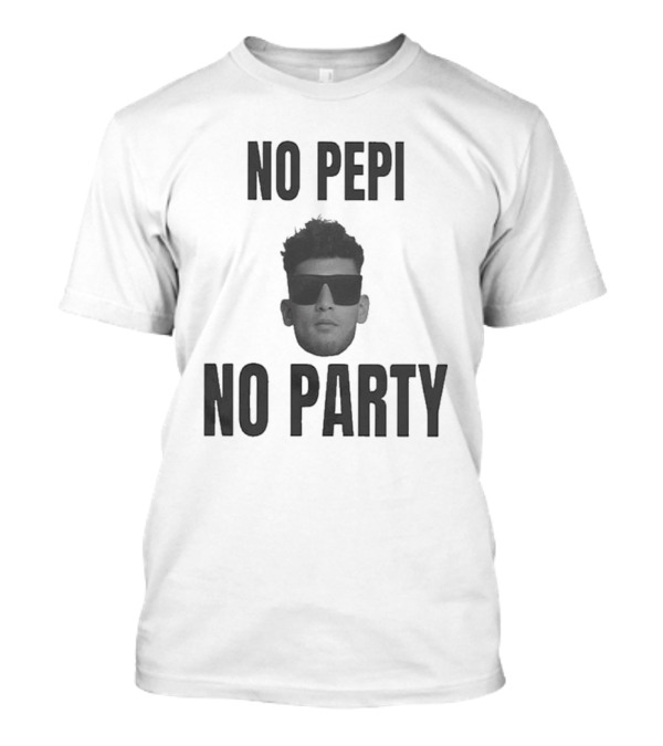 No Pepi No Party Shades Iconic Headshot T-Shirt