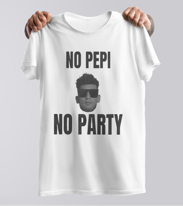 No Pepi No Party Shades Iconic Headshot T-Shirt