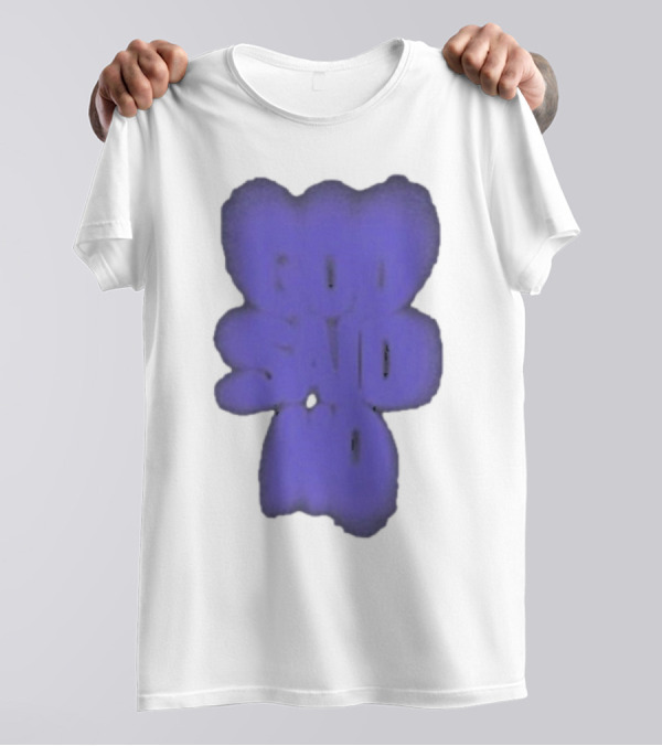Omarapollo God Said No Purple Blur T-Shirt