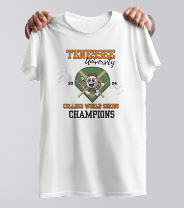 Tennessee University Baseball College World Series Champions T-Shirt