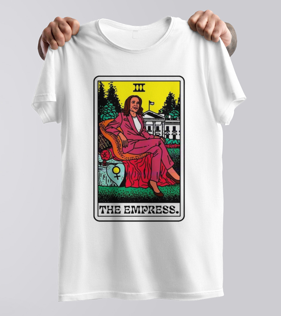The Empress Kamala Harris Tarot Card 2024 White House Iconic T-Shirt
