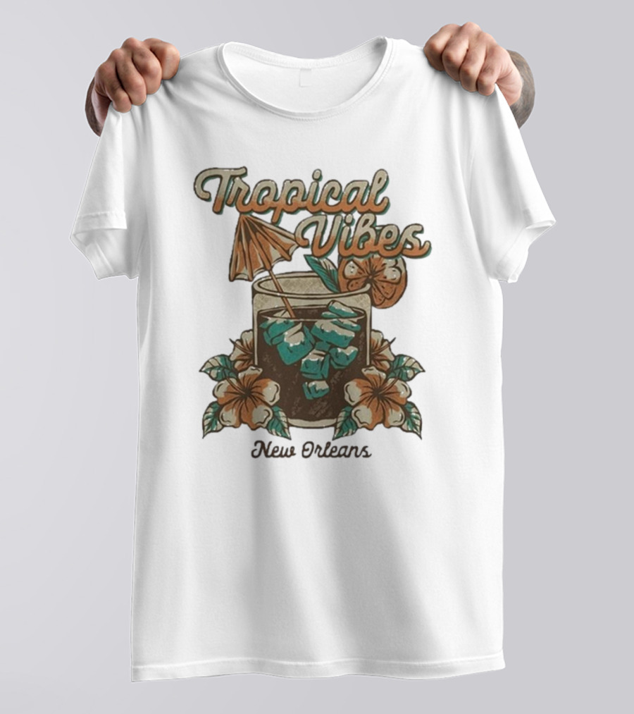 Tropical Vibes New Orleans 2024 Pontchartrain Hotel T-Shirt