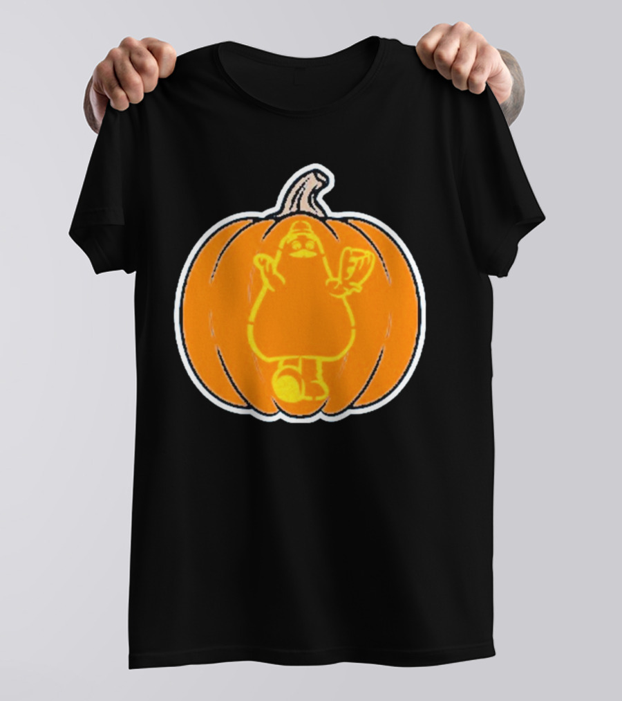 New York Mets Halloween Pumpkin Grimace Playoff T-Shirt