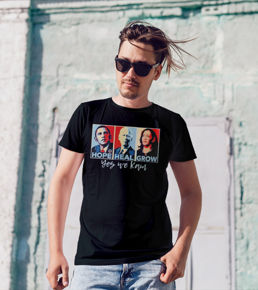 Yes We Kam Hope Heal Grow President Kamala Harris T-Shirt