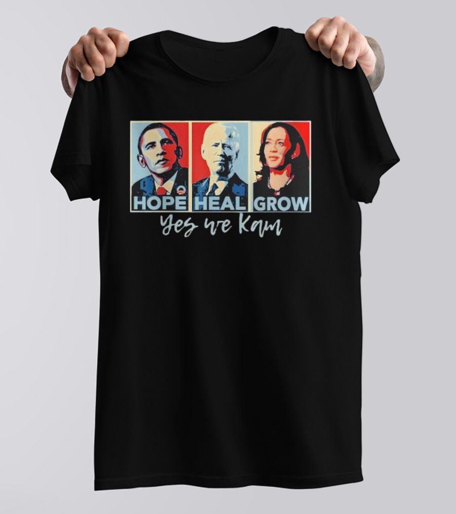 Yes We Kam Hope Heal Grow President Kamala Harris T-Shirt