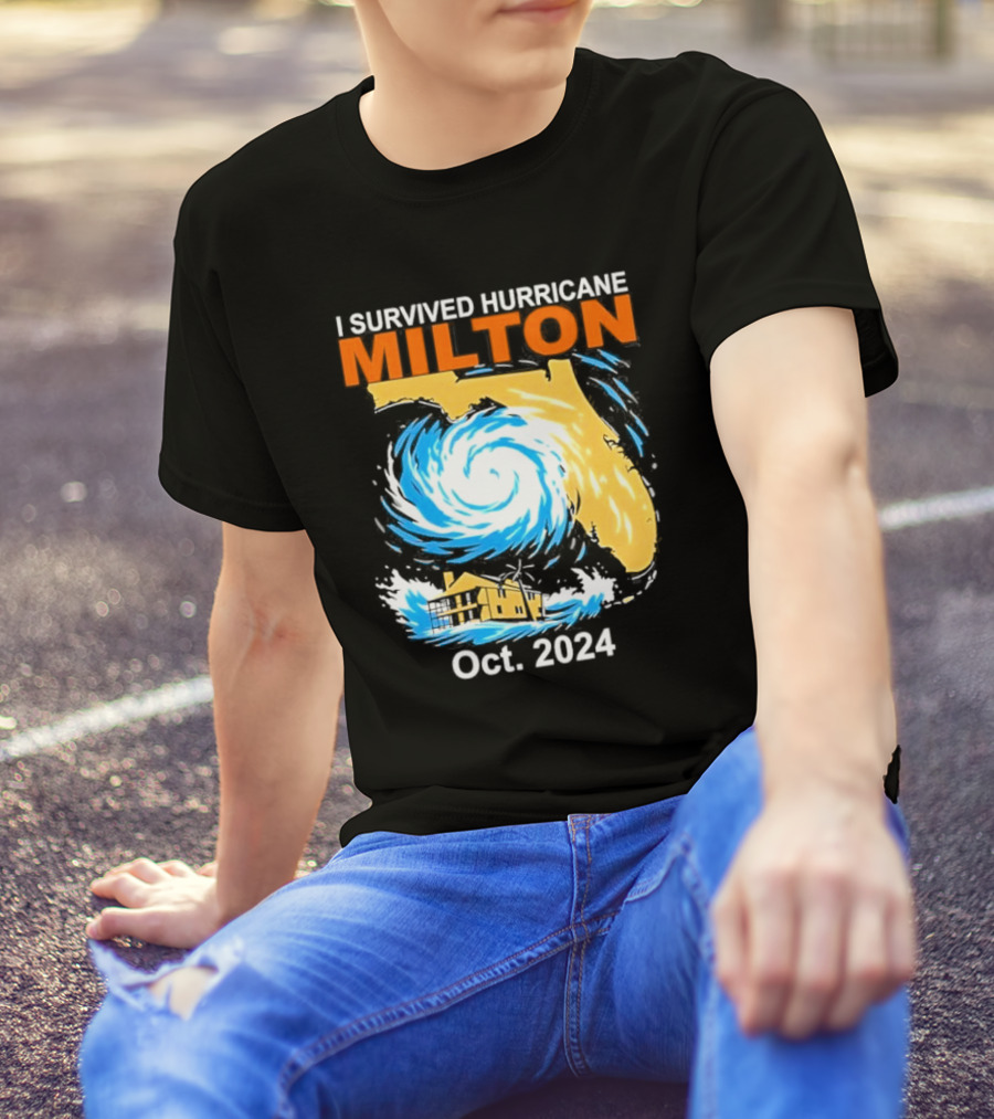 I Survived Hurricane Milton Florida Oct. T-Shirt
