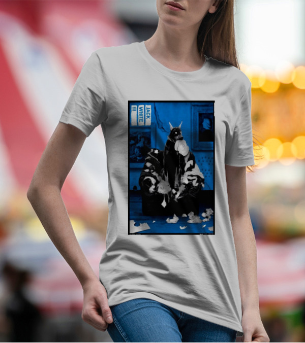 Jack White October 10 2024 Tour Poster Lodge Room Los Angeles CA With Dog T-Shirt