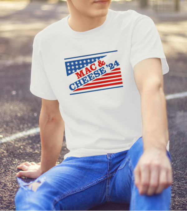 Shithead Steve Mac And Cheese '24 American Flag T-Shirt