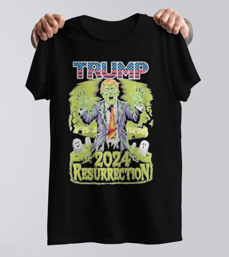 Trump Zombie 2024 Resurrection Halloween T-Shirt